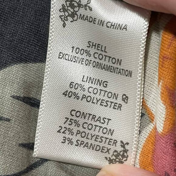 Scrapbook Hooded Utility Jacket Full Zip Lace Trimmed Womens Medium Olive JP574T - Picture 10 of 11